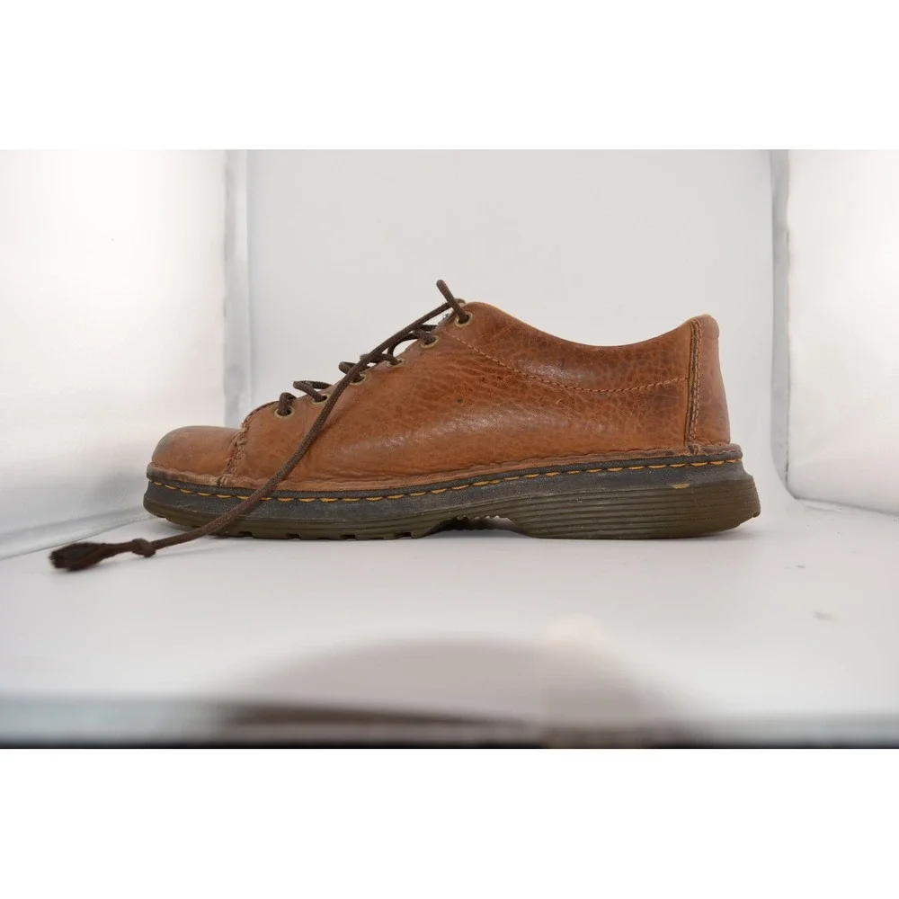 Dr Martens Healy Mens Brown Leather Lace Up‎ Shoes Size 9 USM/10 USL